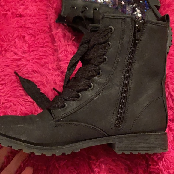 BUNDLE of Cute Glitter Sequin Zipper Boots and Glitter Shoes Size 3 Girls! π - Picture 6 of 16